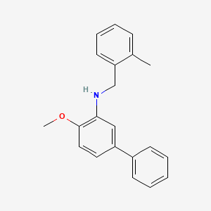 (4-methoxy-3-biphenylyl)(2-methylbenzyl)amine