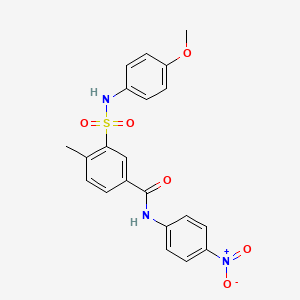 3-{[(4-methoxyphenyl)amino]sulfonyl}-4-methyl-N-(4-nitrophenyl)benzamide