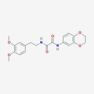 N-(2,3-dihydro-1,4-benzodioxin-6-yl)-N'-[2-(3,4-dimethoxyphenyl)ethyl]ethanediamide