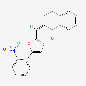 2-{[5-(2-nitrophenyl)-2-furyl]methylene}-3,4-dihydro-1(2H)-naphthalenone