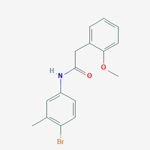 N-(4-bromo-3-methylphenyl)-2-(2-methoxyphenyl)acetamide