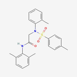 N~1~-(2,6-dimethylphenyl)-N~2~-(2-methylphenyl)-N~2~-[(4-methylphenyl)sulfonyl]glycinamide