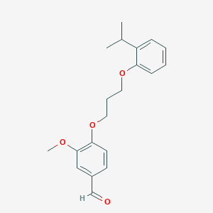 4-[3-(2-isopropylphenoxy)propoxy]-3-methoxybenzaldehyde