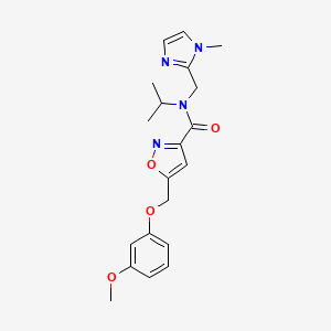 N-isopropyl-5-[(3-methoxyphenoxy)methyl]-N-[(1-methyl-1H-imidazol-2-yl)methyl]-3-isoxazolecarboxamide