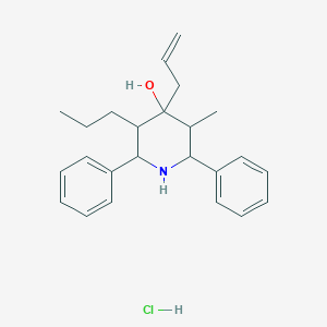 4-allyl-3-methyl-2,6-diphenyl-5-propyl-4-piperidinol hydrochloride