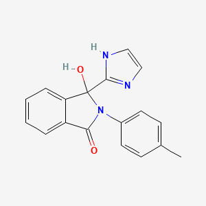 3-hydroxy-3-(1H-imidazol-2-yl)-2-(4-methylphenyl)-1-isoindolinone