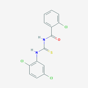 2-chloro-N-{[(2,5-dichlorophenyl)amino]carbonothioyl}benzamide