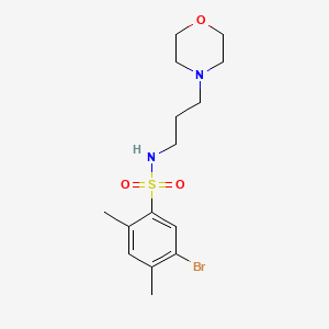 5-bromo-2,4-dimethyl-N-[3-(4-morpholinyl)propyl]benzenesulfonamide