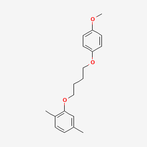 2-[4-(4-methoxyphenoxy)butoxy]-1,4-dimethylbenzene