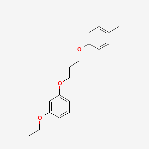 molecular formula C19H24O3 B4906763 1-ethoxy-3-[3-(4-ethylphenoxy)propoxy]benzene 