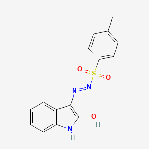 molecular formula C15H13N3O3S B4906780 4-methyl-N'-(2-oxo-1,2-dihydro-3H-indol-3-ylidene)benzenesulfonohydrazide CAS No. 28558-62-5