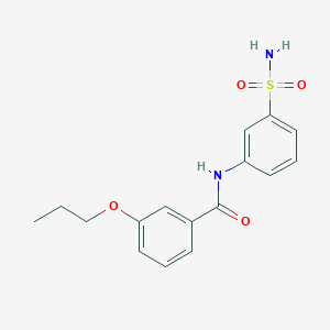 N-[3-(aminosulfonyl)phenyl]-3-propoxybenzamide