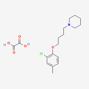 1-[4-(2-chloro-4-methylphenoxy)butyl]piperidine oxalate