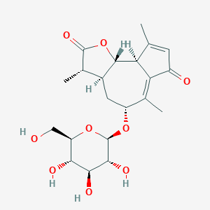 molecular formula C21H28O9 B049068 Lactuside C CAS No. 112408-66-9