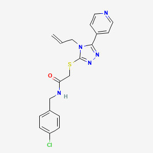 2-{[4-allyl-5-(4-pyridinyl)-4H-1,2,4-triazol-3-yl]thio}-N-(4-chlorobenzyl)acetamide