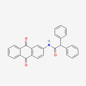 N-(9,10-dioxo-9,10-dihydro-2-anthracenyl)-2,2-diphenylacetamide