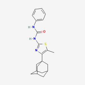 N-[4-(1-adamantyl)-5-methyl-1,3-thiazol-2-yl]-N'-phenylurea