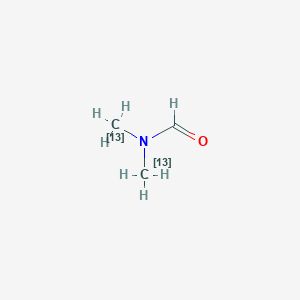molecular formula C3H7NO B049069 N,N-二甲基-13C2-甲酰胺 CAS No. 117880-10-1