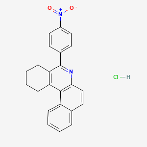 5-(4-nitrophenyl)-1,2,3,4-tetrahydrobenzo[a]phenanthridine hydrochloride