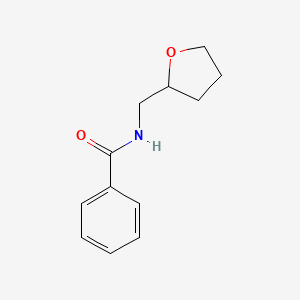 molecular formula C12H15NO2 B4906999 N-(tetrahydro-2-furanylmethyl)benzamide 