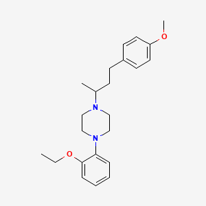 1-(2-ethoxyphenyl)-4-[3-(4-methoxyphenyl)-1-methylpropyl]piperazine