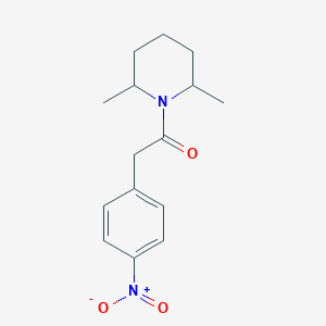 2,6-dimethyl-1-[(4-nitrophenyl)acetyl]piperidine