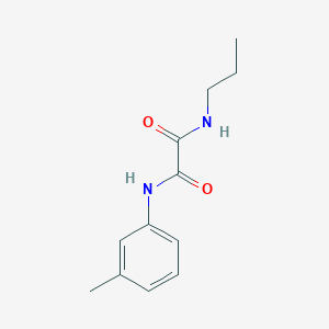 N-(3-methylphenyl)-N'-propylethanediamide