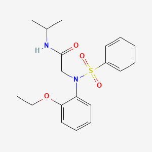 N~2~-(2-ethoxyphenyl)-N~1~-isopropyl-N~2~-(phenylsulfonyl)glycinamide