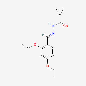 molecular formula C15H20N2O3 B4907374 N'-(2,4-diethoxybenzylidene)cyclopropanecarbohydrazide 