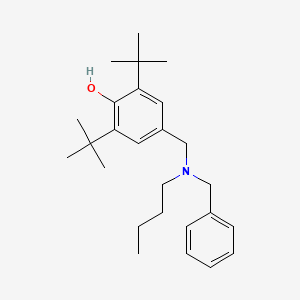 molecular formula C26H39NO B4907474 4-{[benzyl(butyl)amino]methyl}-2,6-di-tert-butylphenol 