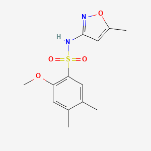 2-methoxy-4,5-dimethyl-N-(5-methyl-3-isoxazolyl)benzenesulfonamide