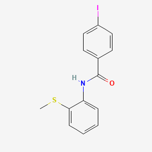 4-iodo-N-[2-(methylthio)phenyl]benzamide