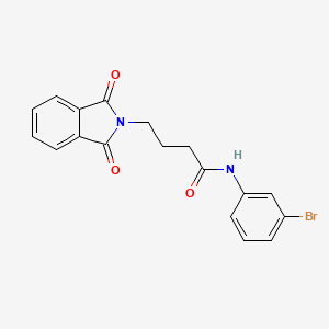 N-(3-bromophenyl)-4-(1,3-dioxo-1,3-dihydro-2H-isoindol-2-yl)butanamide