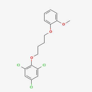 1,3,5-trichloro-2-[4-(2-methoxyphenoxy)butoxy]benzene