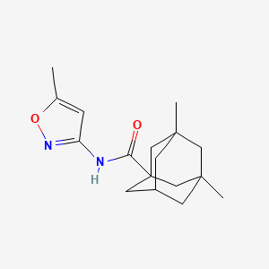 3,5-dimethyl-N-(5-methyl-3-isoxazolyl)-1-adamantanecarboxamide