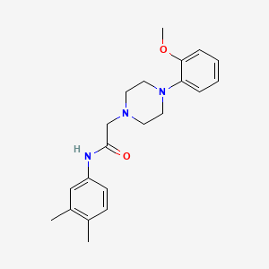 N-(3,4-dimethylphenyl)-2-[4-(2-methoxyphenyl)piperazin-1-yl]acetamide