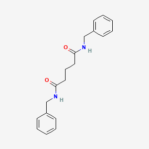 molecular formula C19H22N2O2 B4907707 N,N'-dibenzylpentanediamide CAS No. 42856-47-3