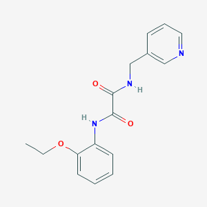 molecular formula C16H17N3O3 B4907719 N-(2-ethoxyphenyl)-N'-(3-pyridinylmethyl)ethanediamide 