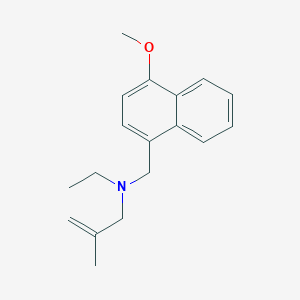 N-ethyl-N-[(4-methoxynaphthalen-1-yl)methyl]-2-methylprop-2-en-1-amine