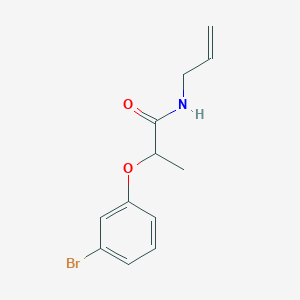 2-(3-bromophenoxy)-N-(prop-2-en-1-yl)propanamide