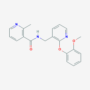 N-{[2-(2-methoxyphenoxy)-3-pyridinyl]methyl}-2-methylnicotinamide