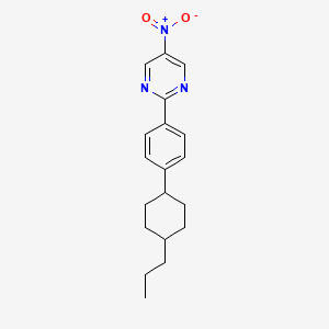 5-nitro-2-[4-(4-propylcyclohexyl)phenyl]pyrimidine