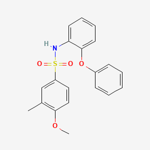 4-methoxy-3-methyl-N-(2-phenoxyphenyl)benzenesulfonamide