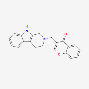 3-(1,3,4,9-tetrahydro-2H-beta-carbolin-2-ylmethyl)-4H-chromen-4-one