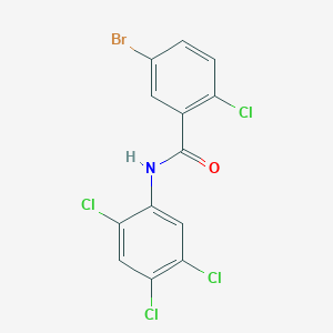 5-bromo-2-chloro-N-(2,4,5-trichlorophenyl)benzamide