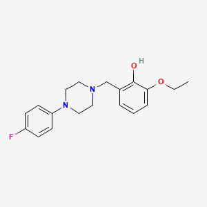 2-ethoxy-6-{[4-(4-fluorophenyl)-1-piperazinyl]methyl}phenol