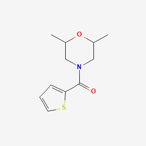 2,6-dimethyl-4-(2-thienylcarbonyl)morpholine