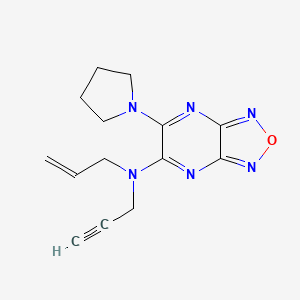 N-allyl-N-2-propyn-1-yl-6-(1-pyrrolidinyl)[1,2,5]oxadiazolo[3,4-b]pyrazin-5-amine