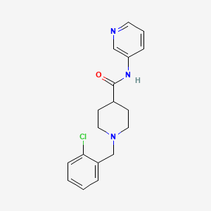 1-(2-chlorobenzyl)-N-3-pyridinyl-4-piperidinecarboxamide