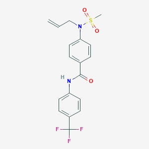 4-[allyl(methylsulfonyl)amino]-N-[4-(trifluoromethyl)phenyl]benzamide